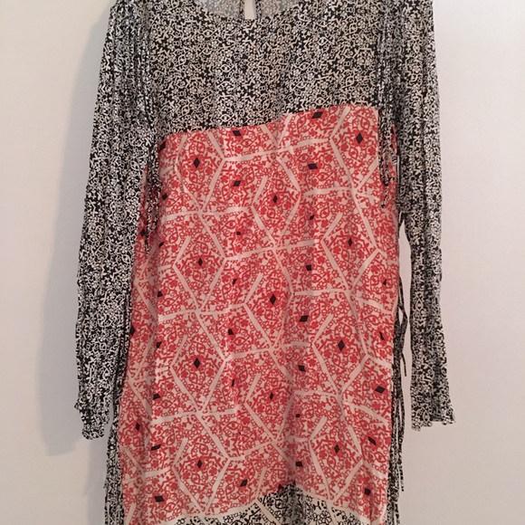 Zara long sleeve fringe dress - Picture 4 of 4